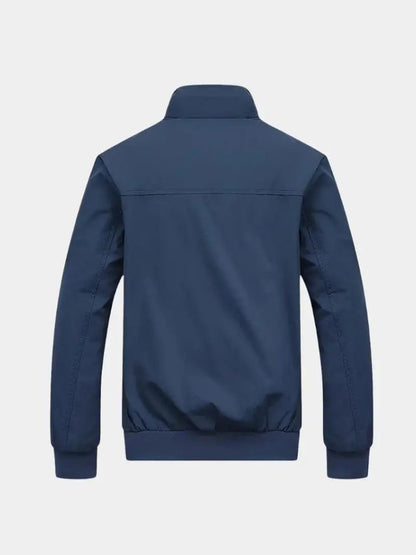 Casual Solid Bomber Jacket - Berlin Standard