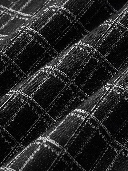 Classic Noir Knit Polo Shirt