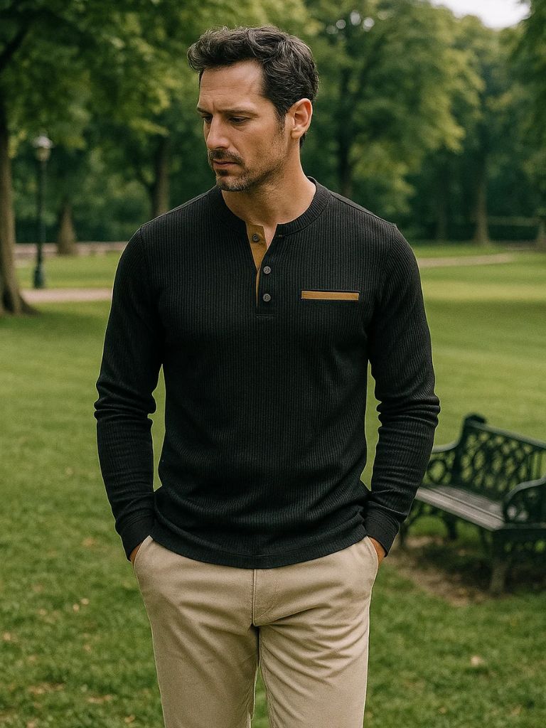 Corduroy Long Sleeve T-Shirt