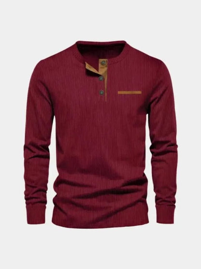 Corduroy Long Sleeve T-Shirt