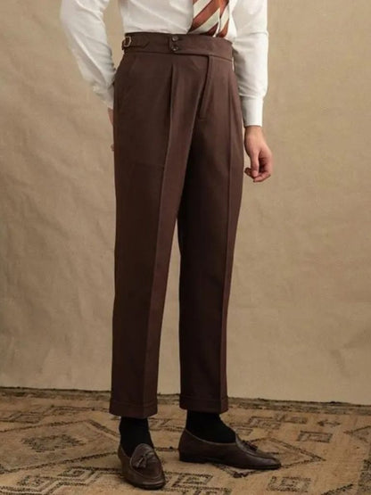 Dark Brown Garbadine Suit