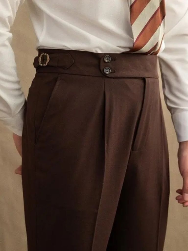 Dark Brown Garbadine Suit