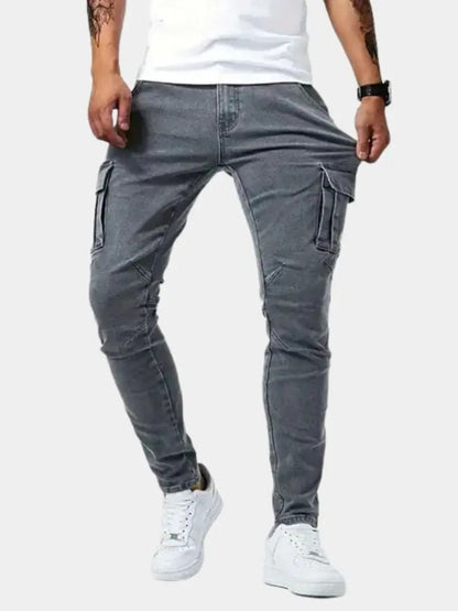 Denim Jeans Cargo Trousers