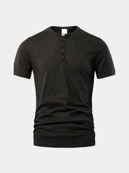 Essential Casual Henley Neck T-Shirt - Berlin Standard