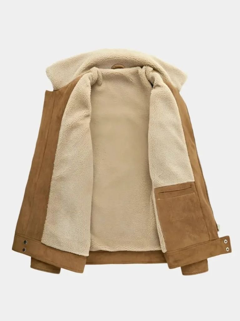 Essential Fleece Suede Jacket