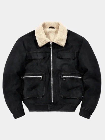 Essential Fleece Suede Jacket