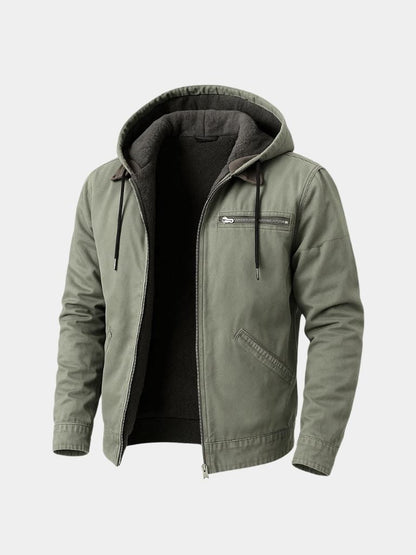 Essential Hooded Work Jacket