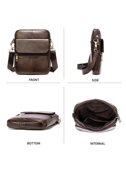 Essential Leather Shoulder Bag
