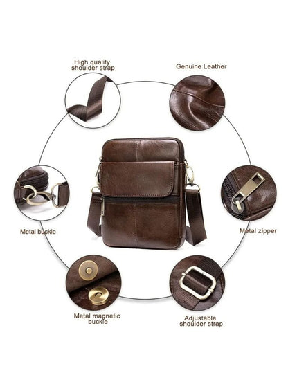 Essential Leather Shoulder Bag
