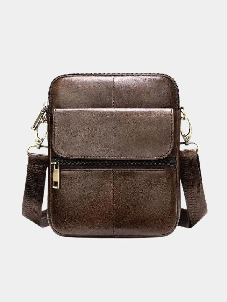 Essential Leather Shoulder Bag