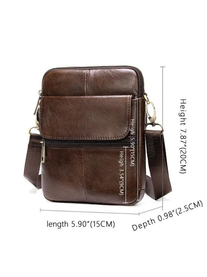 Essential Leather Shoulder Bag
