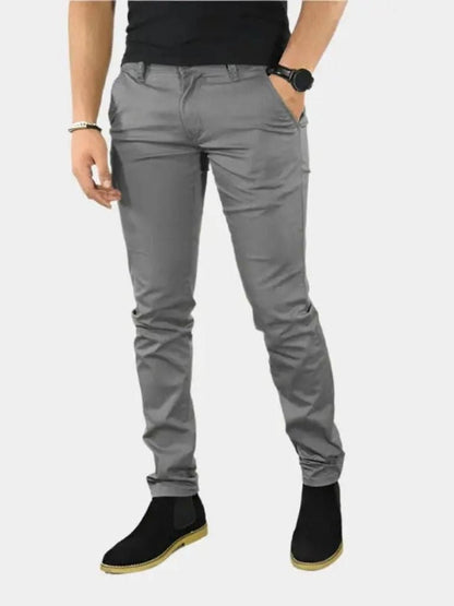 Essential Slim Fit Straight Trousers
