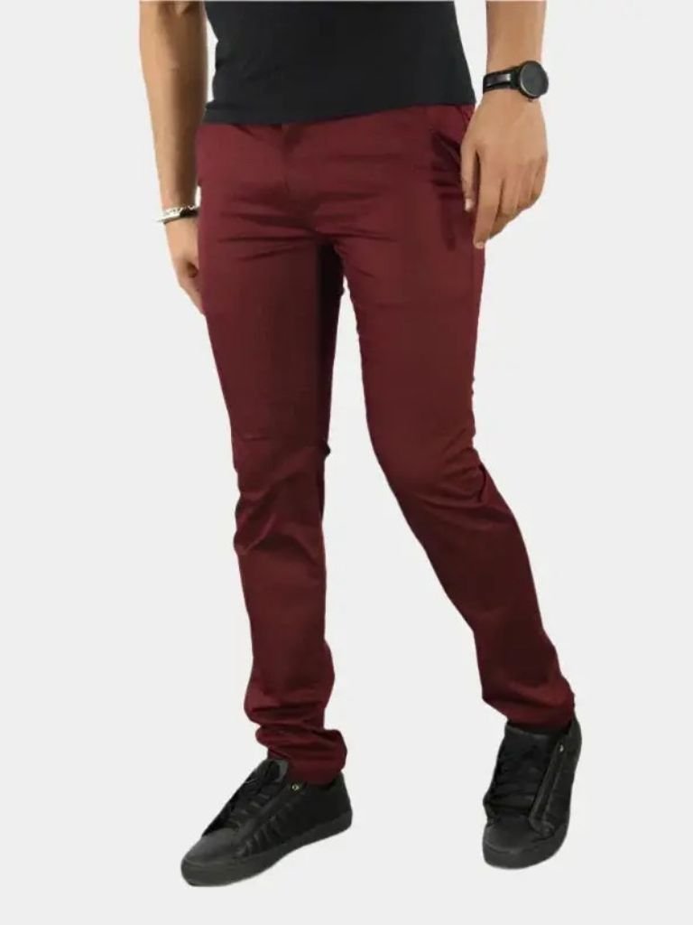 Essential Slim Fit Straight Trousers