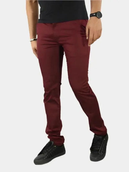 Essential Slim Fit Straight Trousers