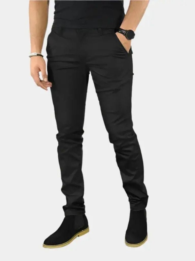 Essential Slim Fit Straight Trousers