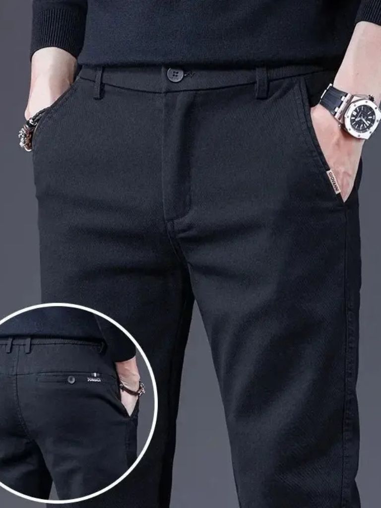 Essential Stretchy Straight Trousers