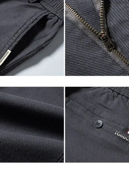 Essential Stretchy Straight Trousers