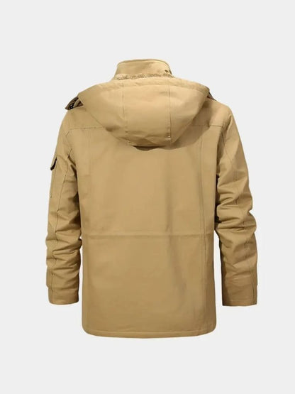 Fleece Hooded Bomber Jacket