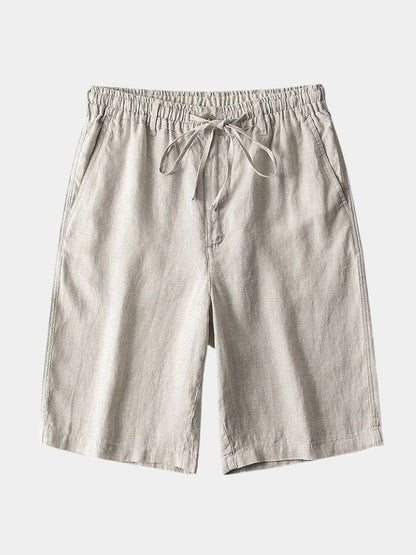 Gris Mariner Linen Shorts