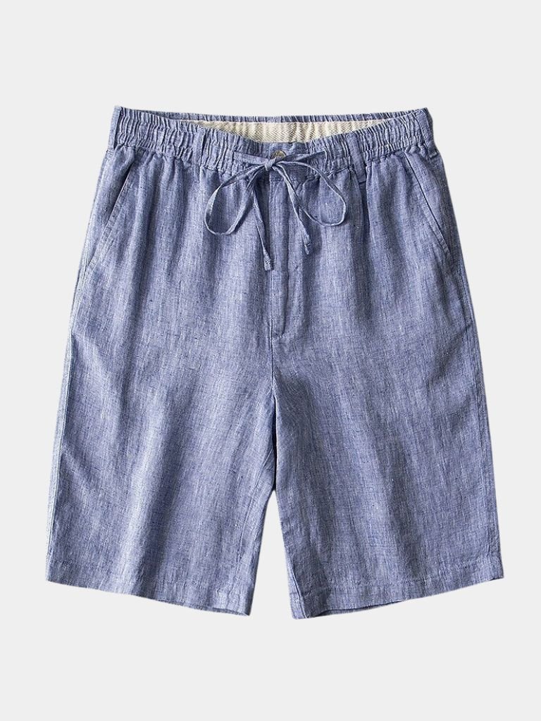 Gris Mariner Linen Shorts