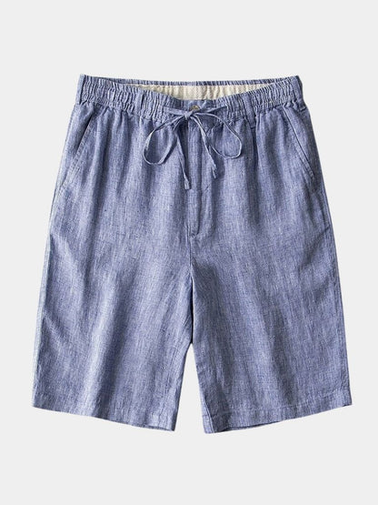 Gris Mariner Linen Shorts