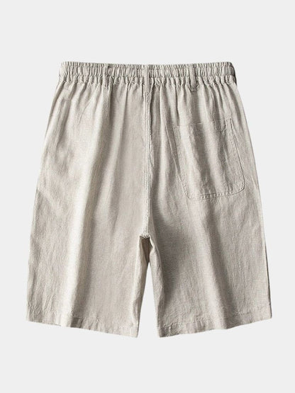 Gris Mariner Linen Shorts