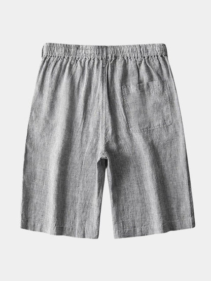 Gris Mariner Linen Shorts