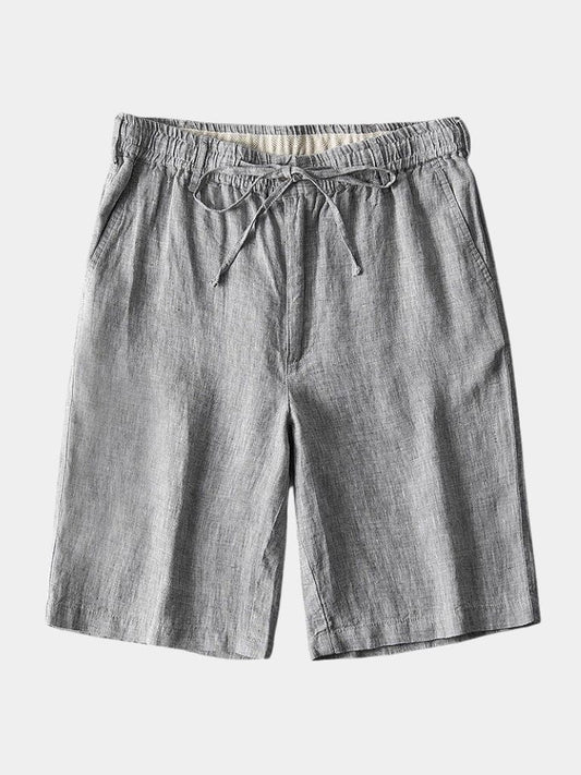 Gris Mariner Linen Shorts