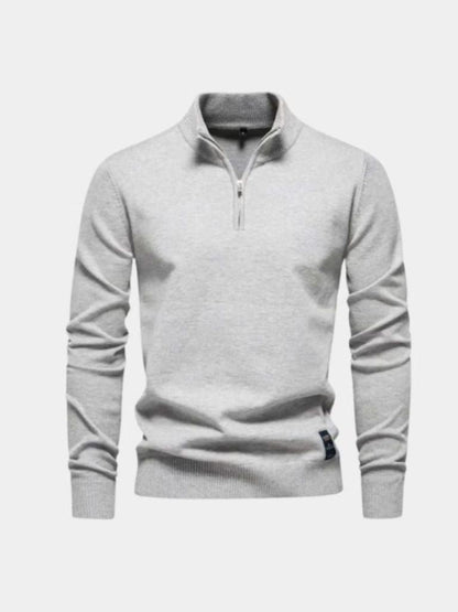 Half Zip Knitwear Pullover Sweater