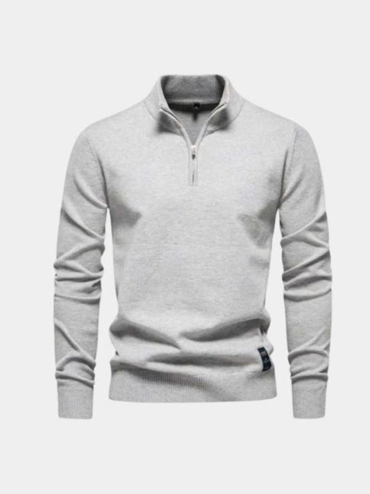Half Zip Knitwear Pullover Sweater