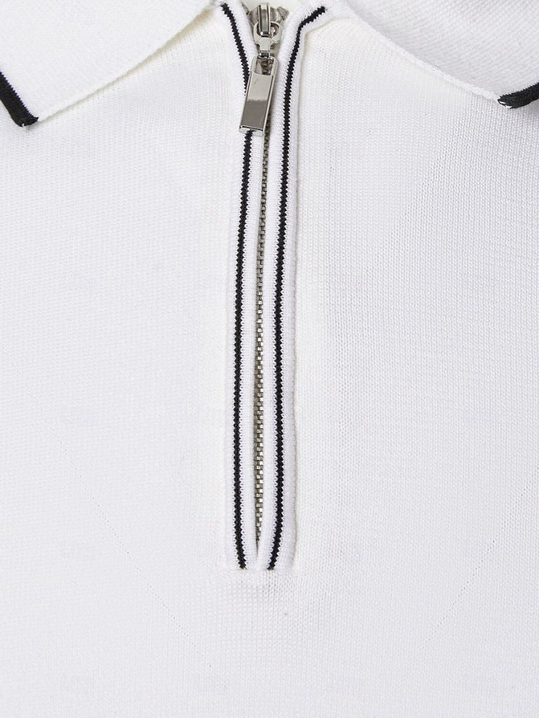 Ivory Elite Long Sleeve Polo