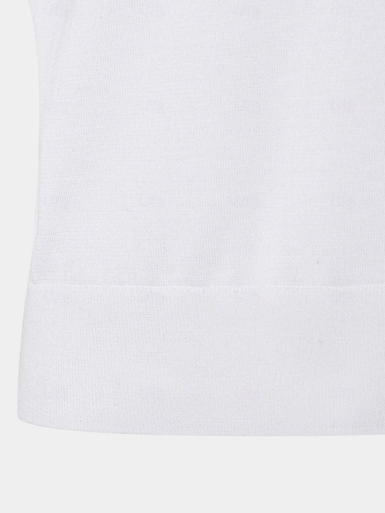 Ivory Elite Long Sleeve Polo