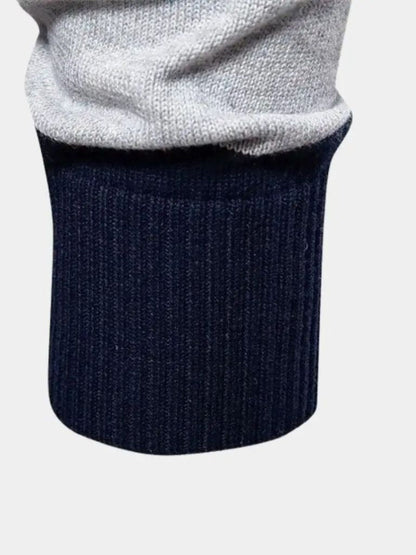 Knit Color Half Zip Knitwear