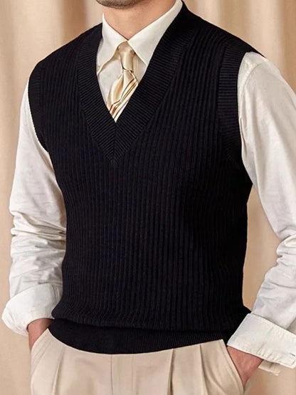 Knit Vest Waistcoat