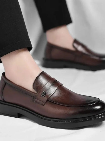 Leather Male Shoes Men Business