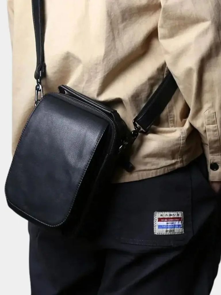 Leather Men's Shoulder Bag