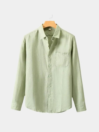 Long Sleeve Essential Linen Shirt