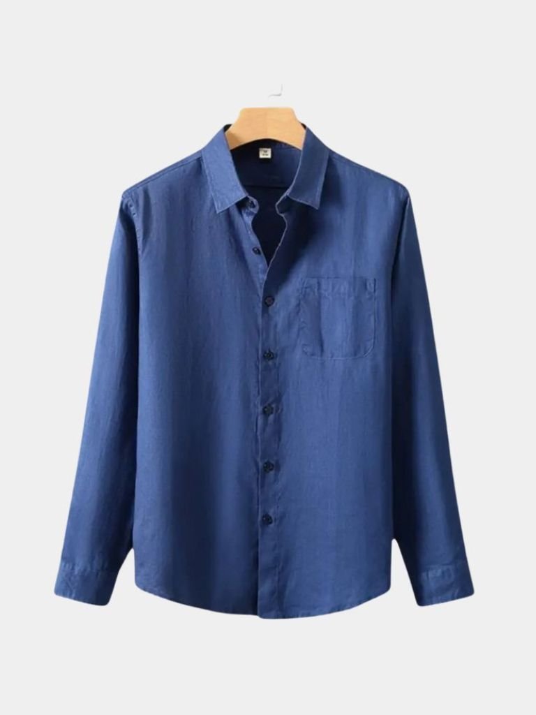 Long Sleeve Essential Linen Shirt