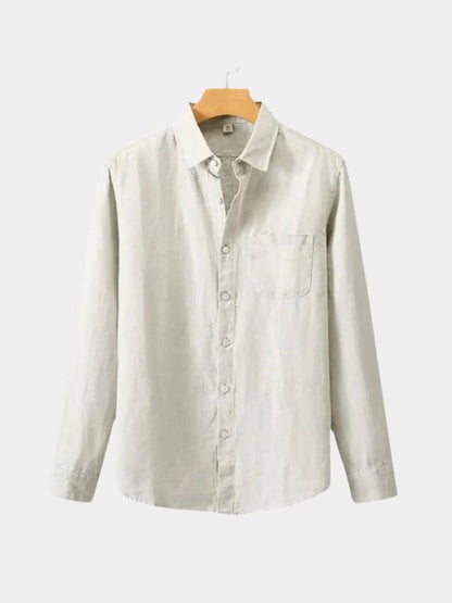 Long Sleeve Essential Linen Shirt