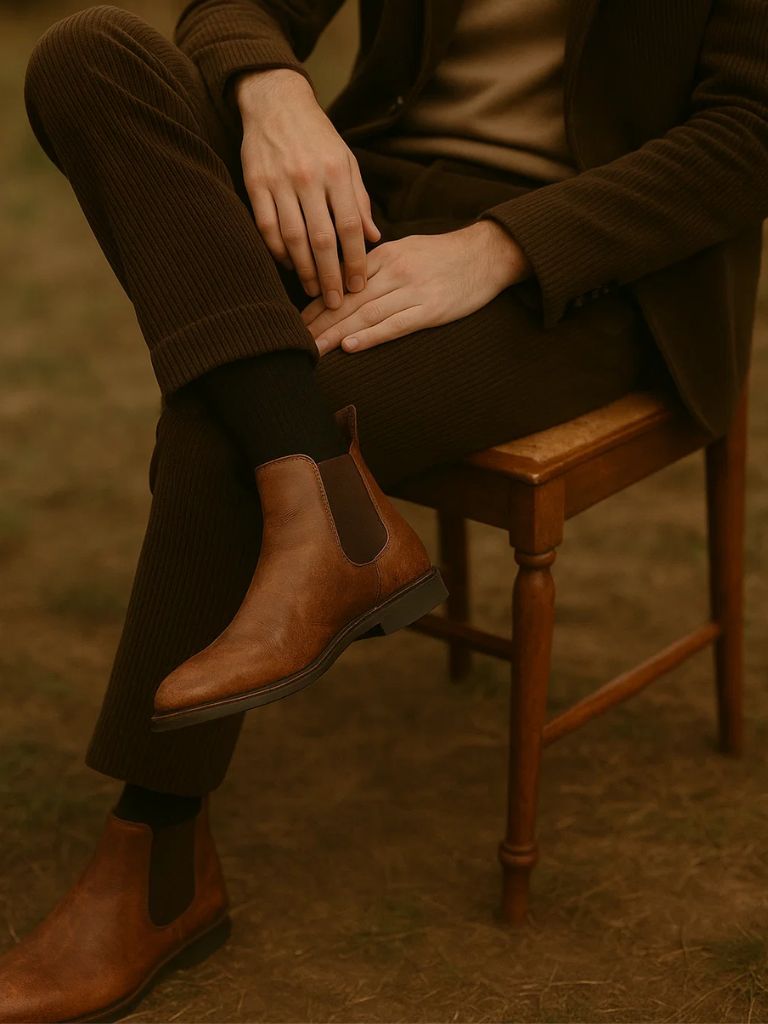 Maple Ash Chelsea Boots