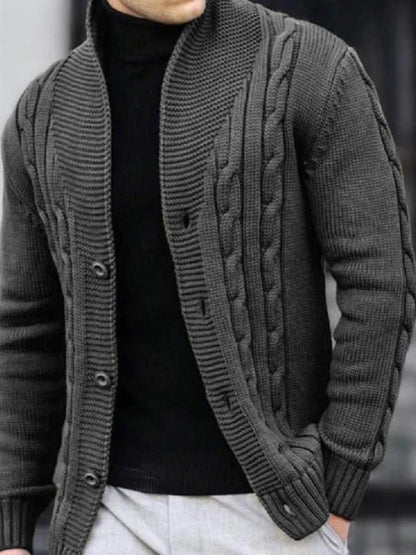 Men's Elegant Knit Cardigan