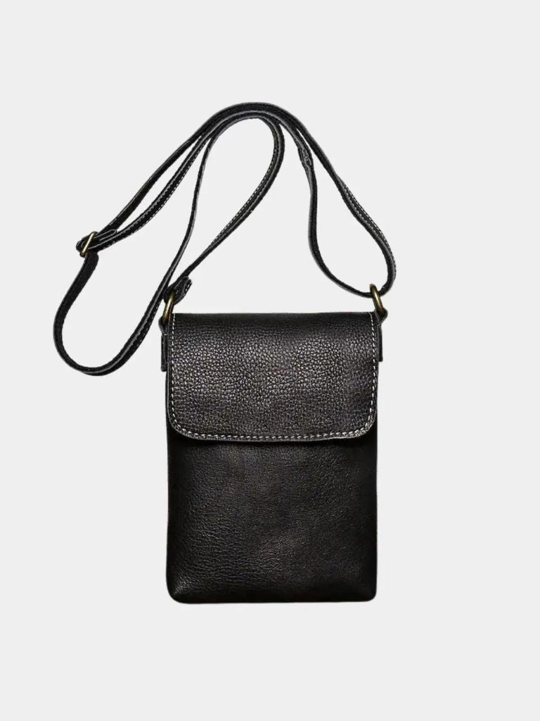 Men's Mini Leather Shoulder Bag
