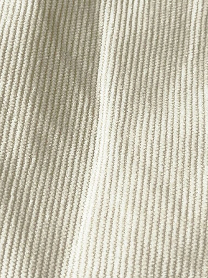 Minimalist Corduroy Set Shorts and Shirt