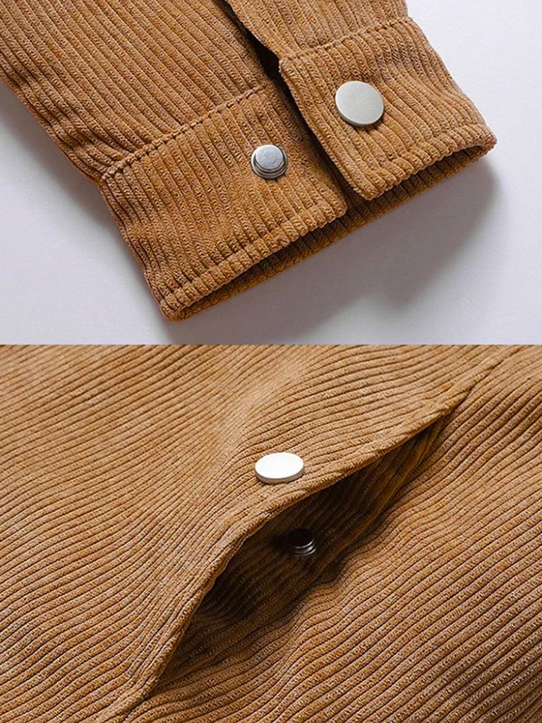 Minimalist Corduroy Sherpa Jacket