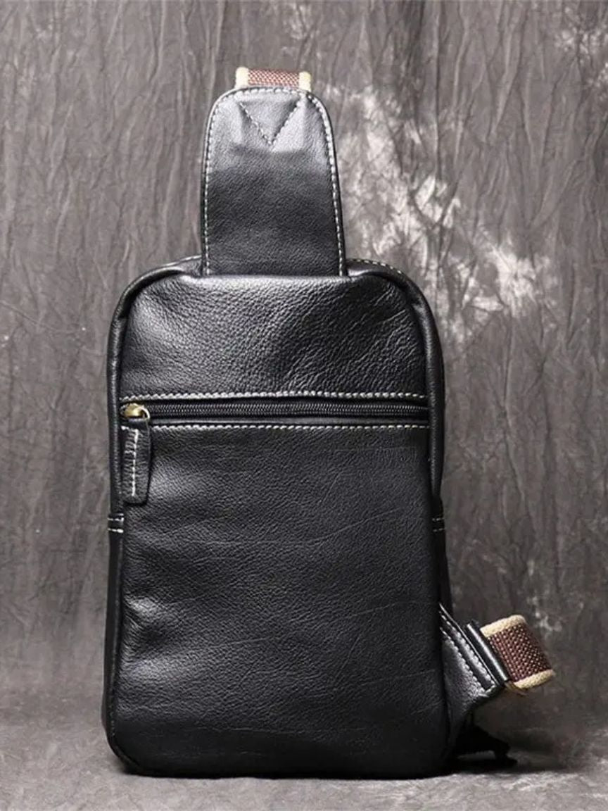 Minimalist Leather Shoulder Bag