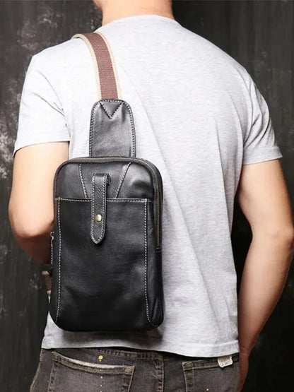 Minimalist Leather Shoulder Bag