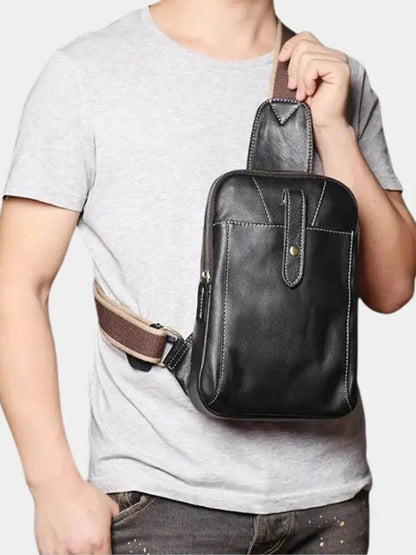 Minimalist Leather Shoulder Bag