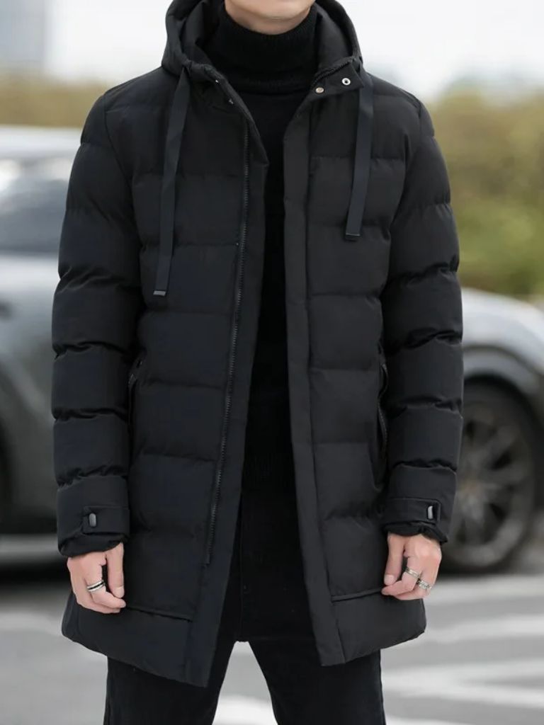 Minimalist Long Puffer Jacket