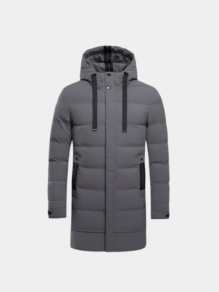 Minimalist Long Puffer Jacket