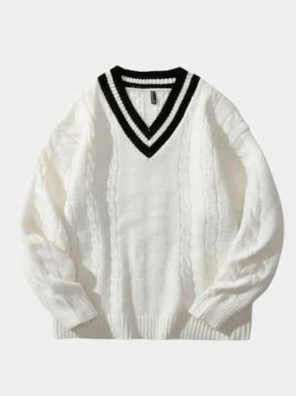 Minimalist V-Neck Sweater